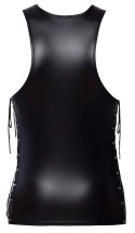 Svenjoyment Koszulka Męska Slim Fit Matowa Sznurowana S