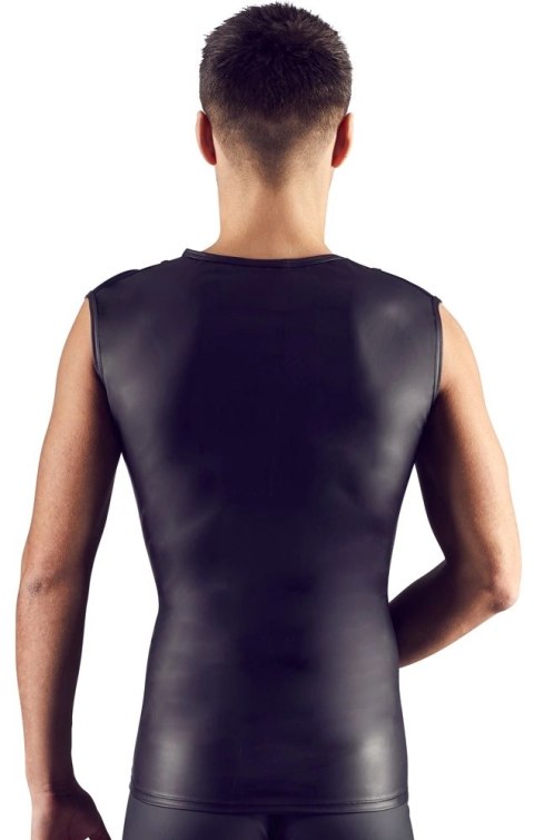 Svenjoyment Top Męski Siateczkowy Bezrękawnik Matowy Czarny 2XL Svenjoyment Top Męski Siateczkowy Bezrękawnik Matowy Czarny 2XL
