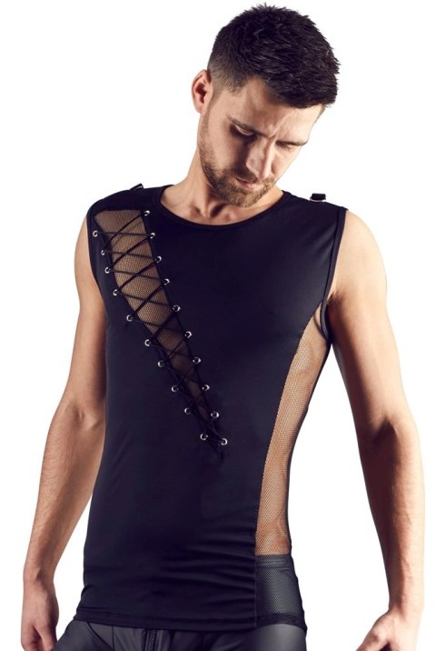 Svenjoyment Top męski czarny sznurowany siateczka 2XL Svenjoyment Top męski czarny sznurowany siateczka 2XL