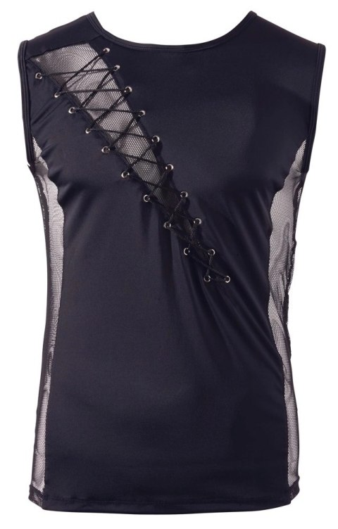 Svenjoyment Top męski czarny sznurowany siateczka 2XL Svenjoyment Top męski czarny sznurowany siateczka 2XL