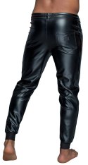 Noir Handmade Joggery Power Wetlook Czarne Matowe Spodnie XL