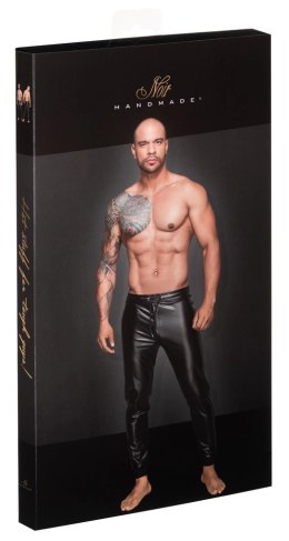 Noir Joggery Czarne Matowe Spodnie Power Wetlook M