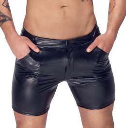 Noir Szorty Męskie Skora Węża Czarny 2XL Elastyczne Modny Design