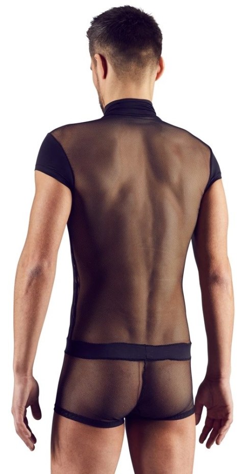 Svenjoyment Body męskie siateczkowe czarne paski z zamkiem 2XL Svenjoyment Body męskie siateczkowe czarne paski z zamkiem 2XL