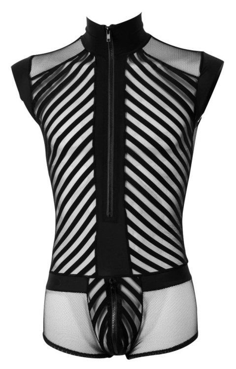 Svenjoyment Body męskie siateczkowe czarne paski z zamkiem 2XL Svenjoyment Body męskie siateczkowe czarne paski z zamkiem 2XL