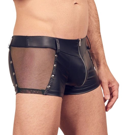 Svenjoyment Bokserki Matowe XL z Wstawkami z Siateczki i Zamkiem Przod Svenjoyment Bokserki Matowe XL z Wstawkami z Siateczki i Zamkiem Przod