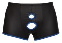 Svenjoyment Bokserki Męskie Open Back Czarno-Niebieskie 2XL