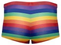 Svenjoyment Bokserki Męskie Rainbow Stripe S - Elastyczne Kolory Tęczy