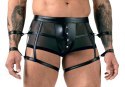 Svenjoyment Bondage Spodenki M Czarny Powernet Mankiety Regulowane