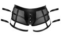 Svenjoyment Bondage Spodenki M Czarny Powernet Mankiety Regulowane