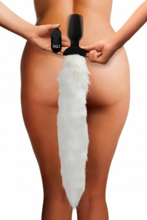 B-Vibe Ruchomy Ogon Lisa Biały - Model z Pilotem i Wibracjami B-Vibe Ruchomy Ogon Lisa Biały - Model z Pilotem i Wibracjami