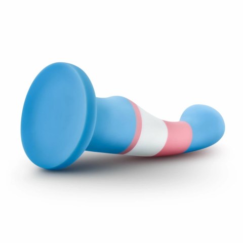 Blush Avant Pride True Blue silikonowy model z przyssawką 17 cm Blush Avant Pride True Blue silikonowy model z przyssawką 17 cm