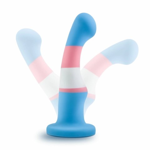 Blush Avant Pride True Blue silikonowy model z przyssawką 17 cm Blush Avant Pride True Blue silikonowy model z przyssawką 17 cm