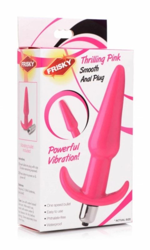 Blush Novelties Plug Vibracyjny Smooth, wodoodporny, silikonowy, czarny Blush Novelties Plug Vibracyjny Smooth, wodoodporny, silikonowy, czarny