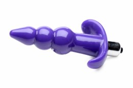 Bubbly Wibrujący Korek Anatomiczny z Prążkowaną Powierzchnią, Czarny