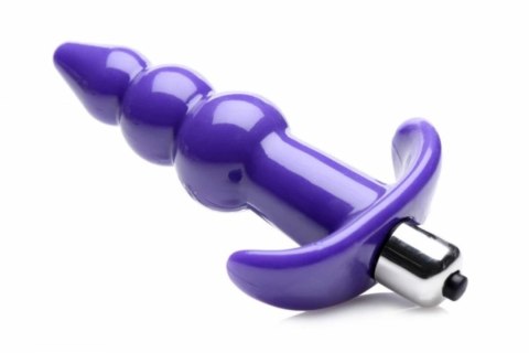 Bubbly Wibrujący Korek Anatomiczny z Prążkowaną Powierzchnią, Czarny Bubbly Wibrujący Korek Anatomiczny z Prążkowaną Powierzchnią, Czarny