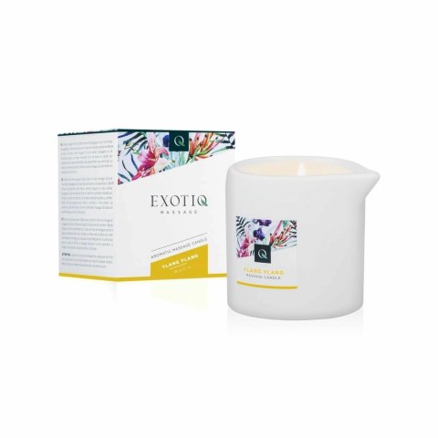 Exotiq Świeca do Masażu Ylang Ylang 60g - Relaksacyjny Olejek Zapachowy Exotiq Świeca do Masażu Ylang Ylang 60g - Relaksacyjny Olejek Zapachowy