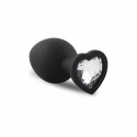 EasyToys Zestaw 3 Anatomicznych Zatyczek Silikonowych z Kryształkami Heart