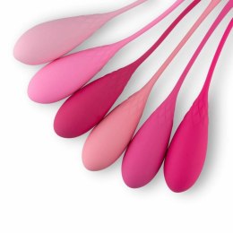 EasyToys Zestaw 6 Kulek Treningowych do Ćwiczeń Mięśni Kegla - Rożne Wagi