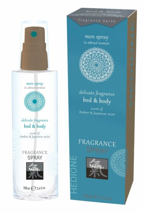 HOT Bed & Body Spray Amber & Japanese Mint - perfumowany spray dla mężczyzn HOT Bed & Body Spray Amber & Japanese Mint - perfumowany spray dla mężczyzn
