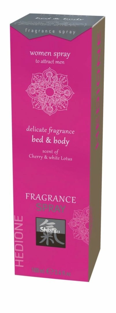 HOT Pheromone Spray Cherry & White Lotus - zapach do ciała i pościeli 60ml HOT Pheromone Spray Cherry & White Lotus - zapach do ciała i pościeli 60ml