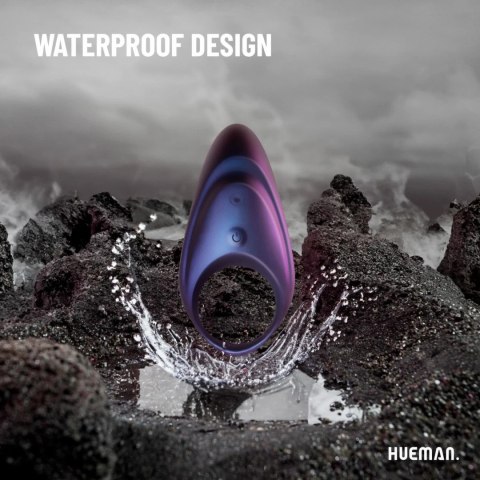 Hueman Neptune - Pierścień wibrujący z pilotem, wodoodporny, 10 trybow Hueman Neptune - Pierścień wibrujący z pilotem, wodoodporny, 10 trybow