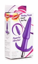 Nexus Plug wibrujący silikonowy fioletowy wodoodporny 10,5 cm
