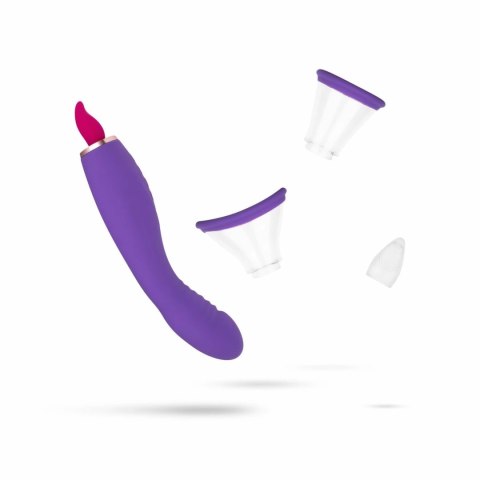 Satisfyer Pleasure Pump G-Spot Wibrator Fioletowy Satisfyer Pleasure Pump G-Spot Wibrator Fioletowy