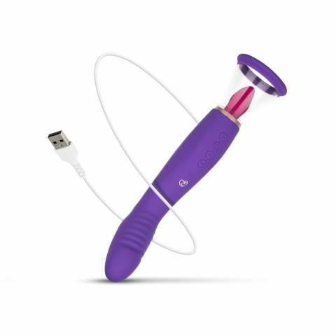 Satisfyer Pleasure Pump G-Spot Wibrator Fioletowy Satisfyer Pleasure Pump G-Spot Wibrator Fioletowy