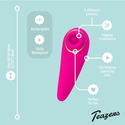 Teazers Tapping - Intymny stymulator punktowy z funkcją pulsacji Teazers Tapping - Intymny stymulator punktowy z funkcją pulsacji