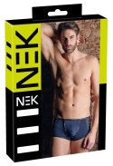 NEK Bokserki męskie z mikrofibry siateczka 2XL niebieskie kontrast
