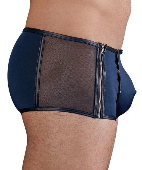 NEK Bokserki męskie z mikrofibry siateczka 2XL niebieskie kontrast NEK Bokserki męskie z mikrofibry siateczka 2XL niebieskie kontrast