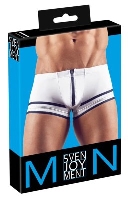 Svenjoyment Bokserki Marynarskie 2XL Białe Zamek Dekoracyjne Paski