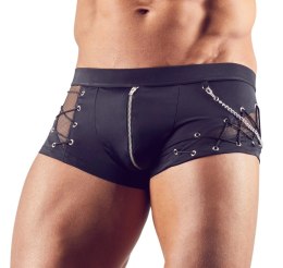 Svenjoyment Bokserki Męskie 2XL Czarny Łańcuszek Zamek Przod