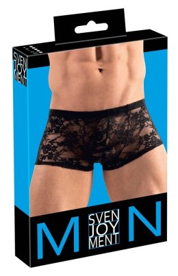 Svenjoyment Bokserki Męskie Koronkowe Czarne 2XL Komfort Stretch
