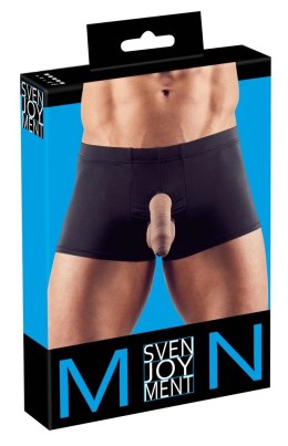 Svenjoyment Bokserki Męskie L z Otworami, Czarny, Elastyczne