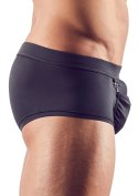 Svenjoyment Bokserki Męskie Pirackie Czarny 2XL z Kieszonką i Karabińczykiem