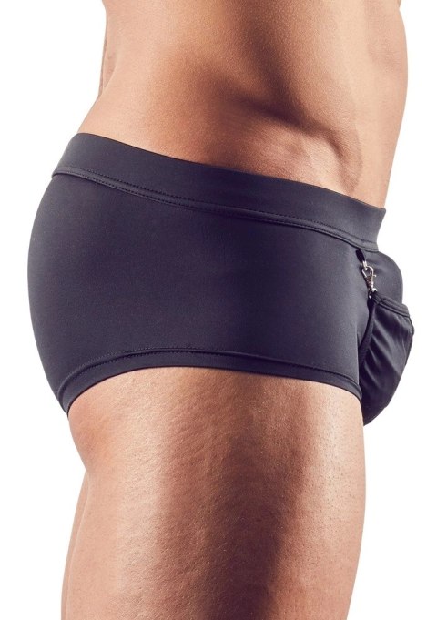 Svenjoyment Bokserki Męskie Pirackie Czarny 2XL z Kieszonką i Karabińczykiem Svenjoyment Bokserki Męskie Pirackie Czarny 2XL z Kieszonką i Karabińczykiem