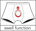 Svenjoyment Bokserki męskie połprzezroczyste czarne 2XL z anatomicznym profilowaniem