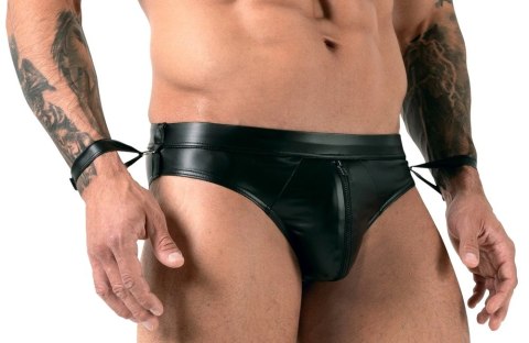 Svenjoyment Bondage Slipy Męskie Bez Tyłu Matowe S Mankiety Czarny Svenjoyment Bondage Slipy Męskie Bez Tyłu Matowe S Mankiety Czarny