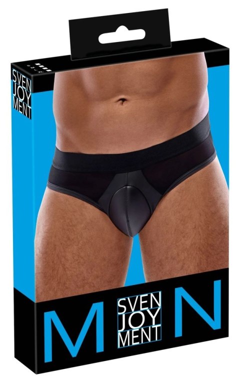 Svenjoyment Majtki Męskie Matowe z Siatką Czarny XL Komfortowy Pas Svenjoyment Majtki Męskie Matowe z Siatką Czarny XL Komfortowy Pas