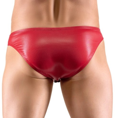 Svenjoyment Slipy męskie XL czerwone z czarnym sznurowaniem przod Svenjoyment Slipy męskie XL czerwone z czarnym sznurowaniem przod