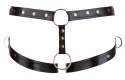 Svenjoyment Jockstrap Męski Czarny Matowy z Paskami na Uda M-L