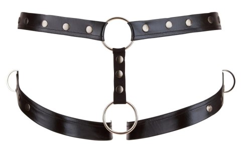 Svenjoyment Jockstrap Męski Czarny Matowy z Paskami na Uda M-L Svenjoyment Jockstrap Męski Czarny Matowy z Paskami na Uda M-L