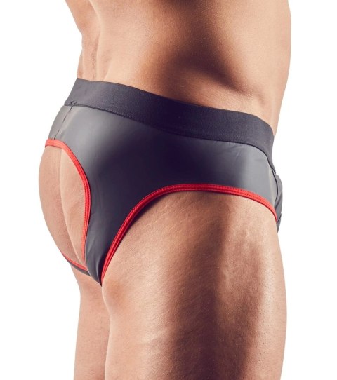 Svenjoyment Jockstrap czarno-czerwony L z zamkiem i otwartym tyłem Svenjoyment Jockstrap czarno-czerwony L z zamkiem i otwartym tyłem