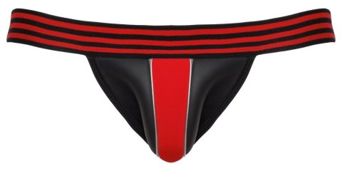 Svenjoyment Jockstrap męski L/XL czarno-czerwony neoprenowy design Svenjoyment Jockstrap męski L/XL czarno-czerwony neoprenowy design