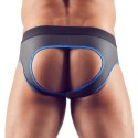 Svenjoyment Jockstrap męski L czarno-niebieski, otwarty tył, zamek