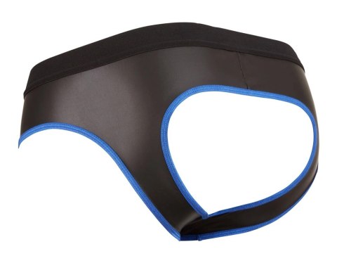 Svenjoyment Jockstrap męski L czarno-niebieski, otwarty tył, zamek Svenjoyment Jockstrap męski L czarno-niebieski, otwarty tył, zamek