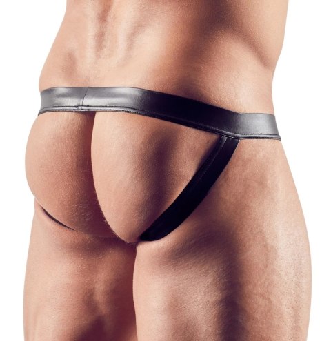 Svenjoyment Jockstrap męski elastyczne paski czarne rozmiar L Svenjoyment Jockstrap męski elastyczne paski czarne rozmiar L