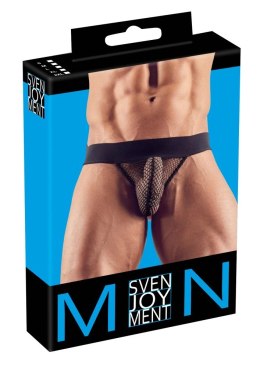 Svenjoyment Mesh Jockstrap Męskie Siateczkowe Figi Open Back Czarny S